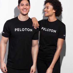 Peloton Century 100 Club Black Cotton T-Shirt S